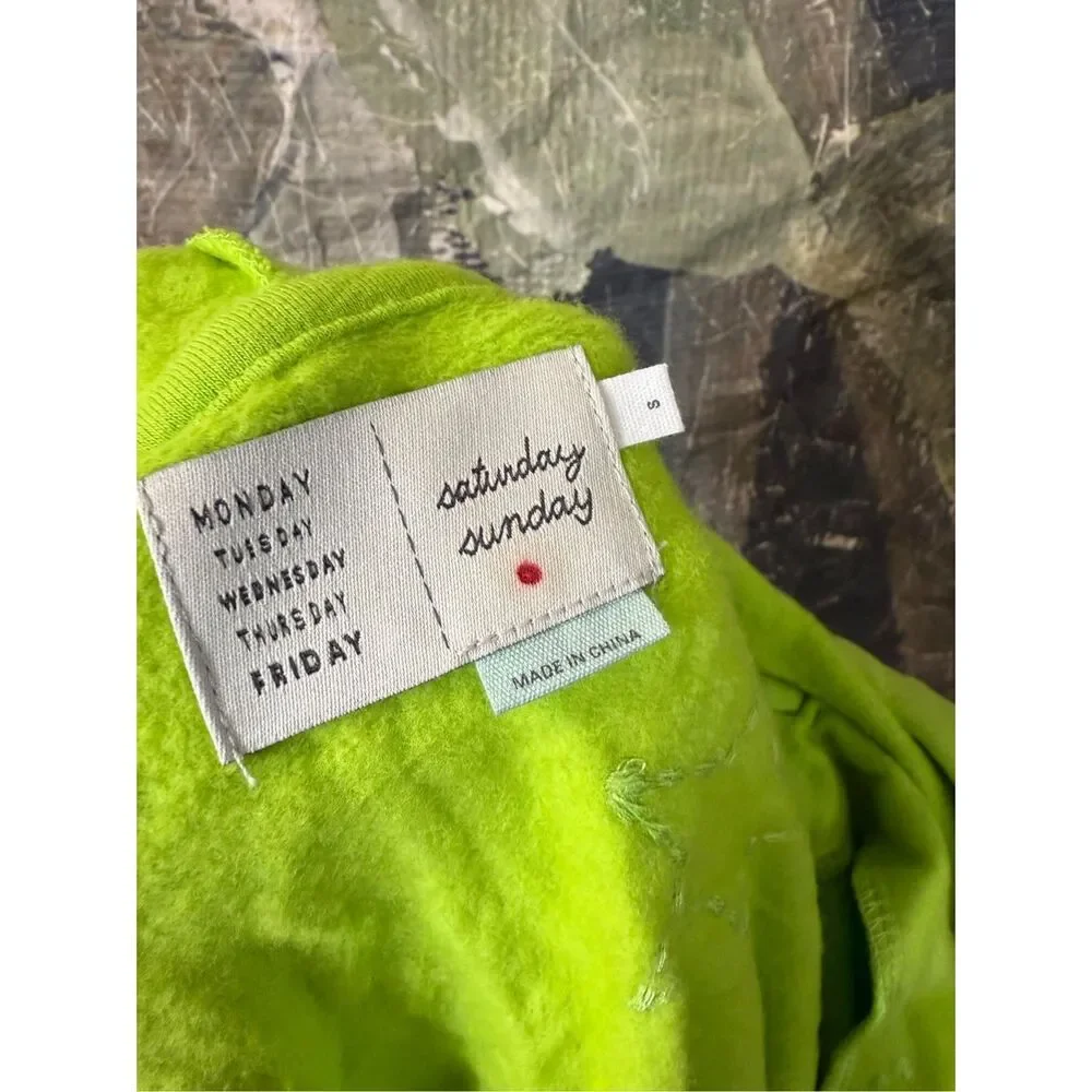 Anthropologie x Saturday/Sunday Starry Cropped Hoodie Size S